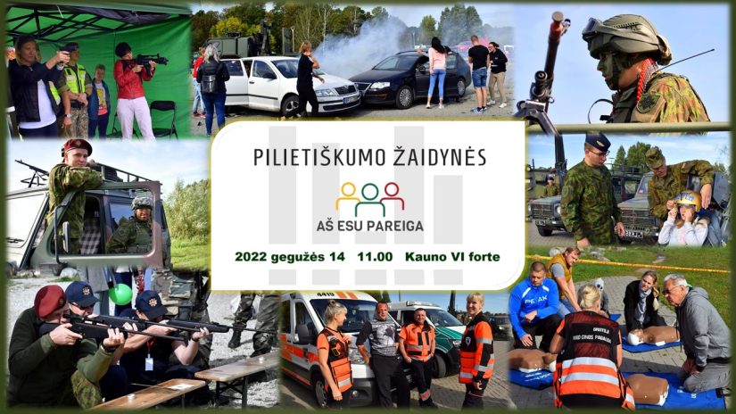 Kauno VI forte vyks Pilietiškumo žaidynės „Aš esu pareiga“