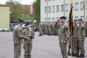  Alongside our Allies, we committed to the fight against international terrorism, says Ž. Tomkus farewelling Lithuanian troops deployed to multinational operations &nbsp;