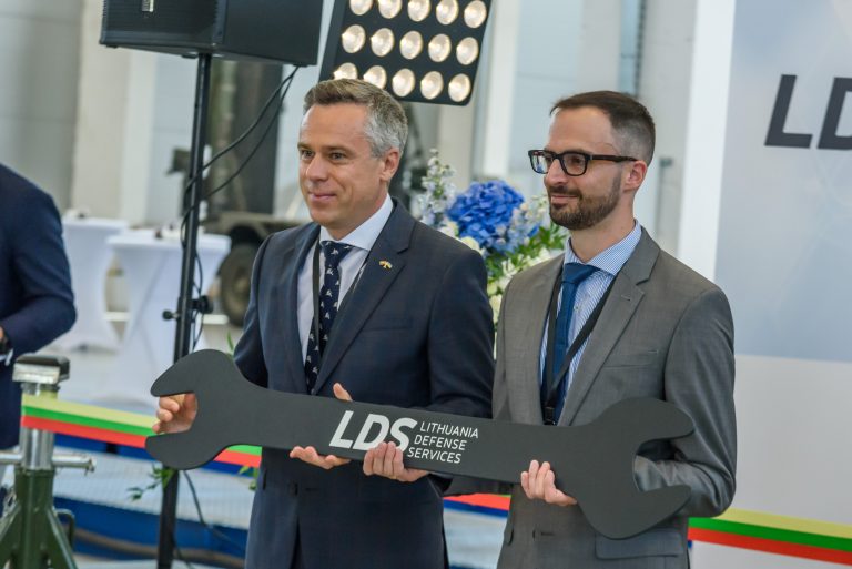 Military vehicle service facility opens in Jonava