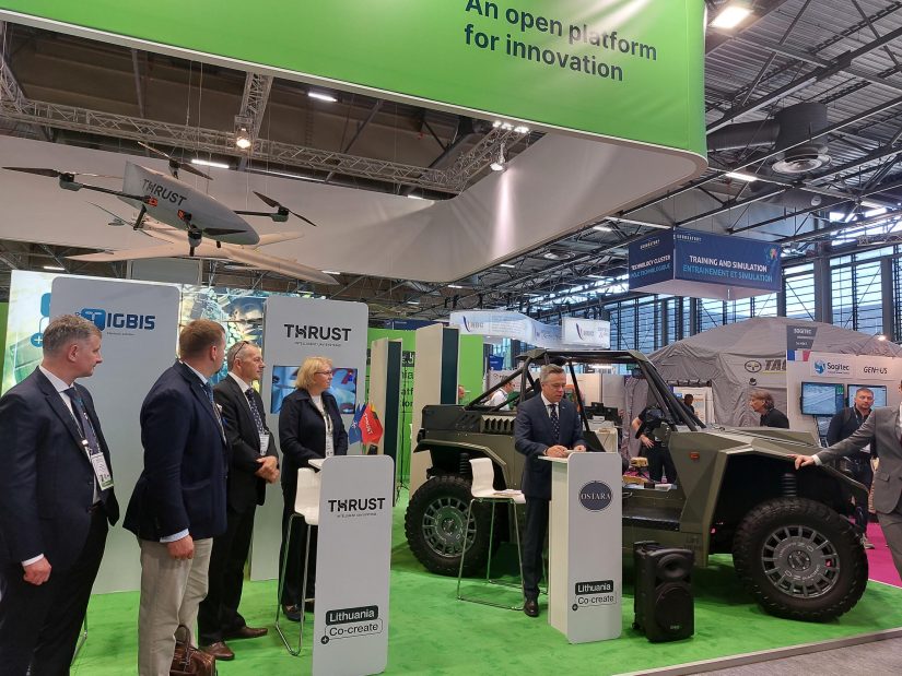 Pirmą kartą Lietuvos stendas pasirodė „Eurosatory 2022” parodoje Paryžiuje