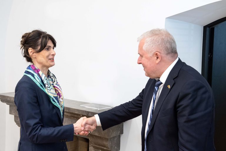 Su Sakartvelo ambasadore aptartas dvišalis bendradarbiavimas, šalies euroatlantiniai siekiai