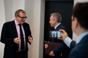  Lithuania’s defence policy priorities discussed with EDA Chief Executive