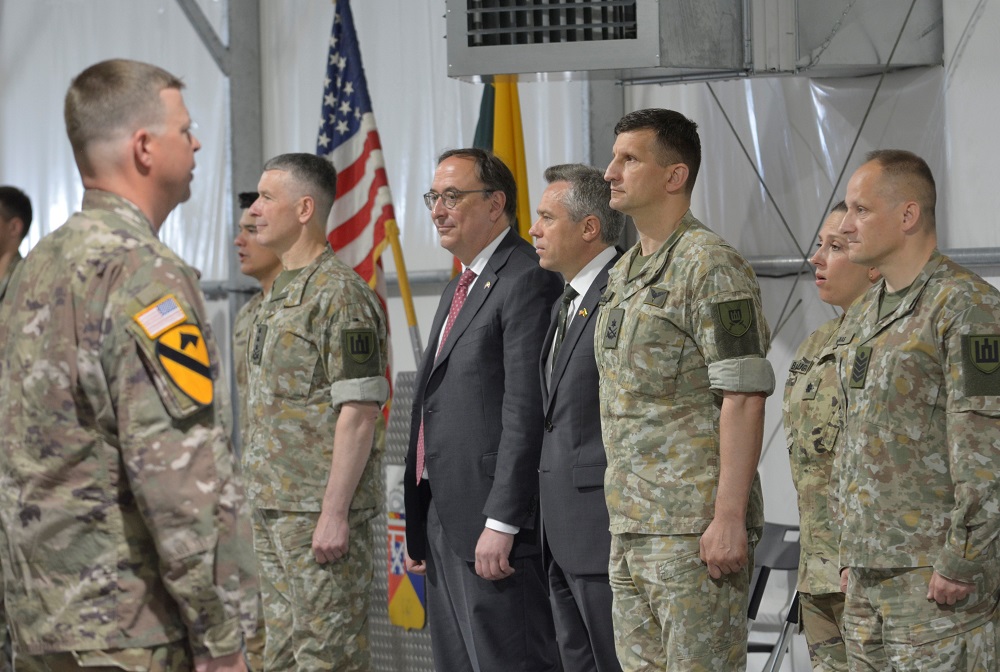We prioritize proper presence and readiness conditions for U.S. troops in Lithuania, says Vice Minister V. Semeška