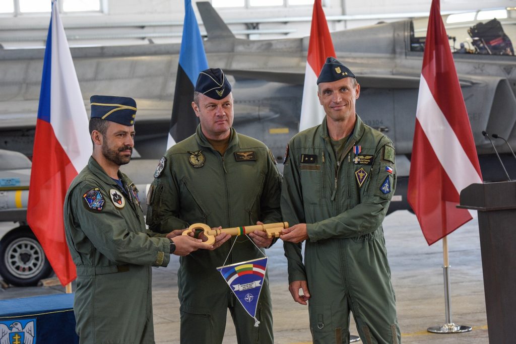 Air detachments conducting the NATO Air Policing Mission in the Baltic states changed over, Hungary in charge