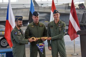  Air detachments conducting the NATO Air Policing Mission in the Baltic states changed over, Hungary in charge