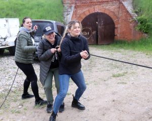  Kauno VI forte piliečių komandos išmėgino jėgas Pilietiškumo žaidynėse „Aš esu pareiga“