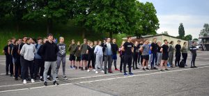  Kaune įvyko 10-osios vyresnių klasių mokinių pasirenkamojo kūno kultūros modulio „Krašto gynyba“ varžybos