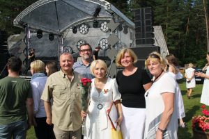  Dainavos apygardos partizanų vadų J. Vitkaus-Kazimieraičio ir A. Ramanausko-Vanago vadavietės atidarymo akimirkos