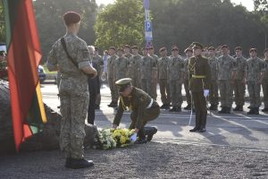  Vilniuje pagerbtas kario savanorio A. Sakalausko atminimas