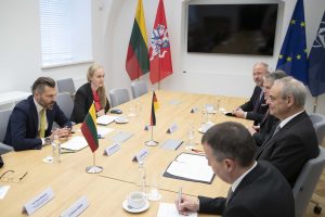  Needs ahead of hosting Allied brigade in Lithuania discussed with German Defence Ministry representative