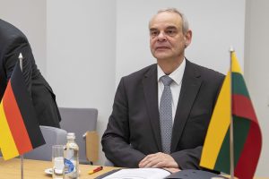  Needs ahead of hosting Allied brigade in Lithuania discussed with German Defence Ministry representative