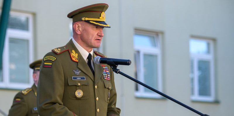 Vadovavimą Lietuvos karo akademijai pradėjo brigados generolas Almantas Leika