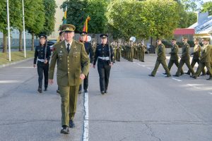  Vadovavimą Lietuvos karo akademijai pradėjo brigados generolas Almantas Leika