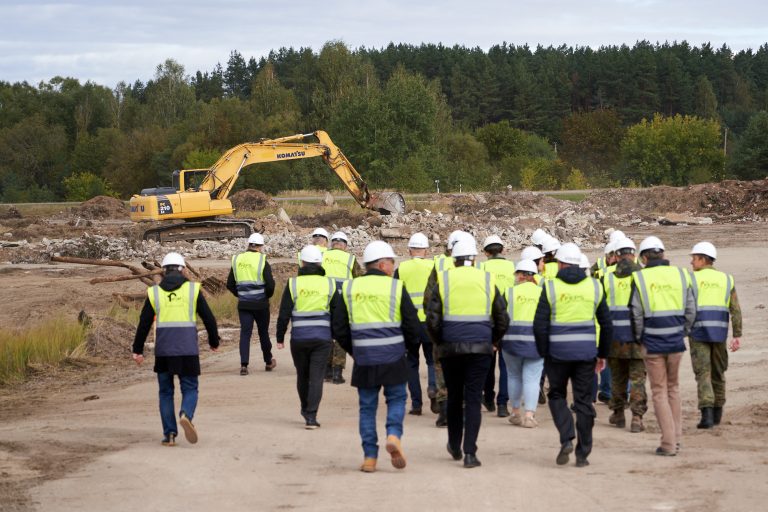 Logistical infrastructure development project for Allies underway at Rukla