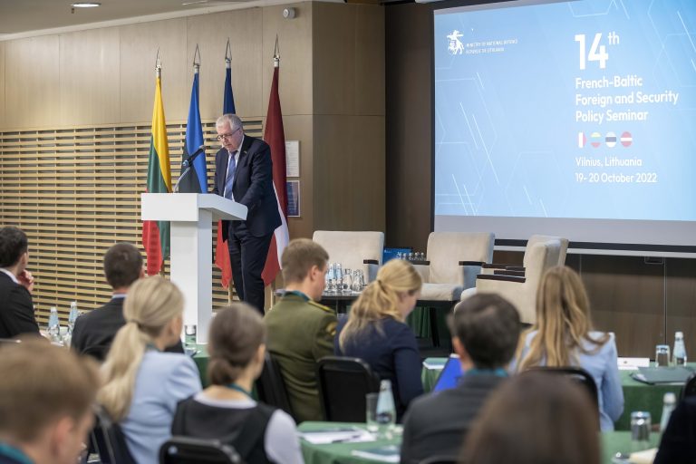 Vilniuje keturioliktą kartą įvyko Prancūzijos ir Baltijos šalių saugumo seminaras