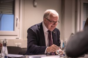  Our mutual aim is an Alliance that’s strong and capable of responding to regional threats, says A. Anušauskas thanking Belgium for contributing to regional security&nbsp;