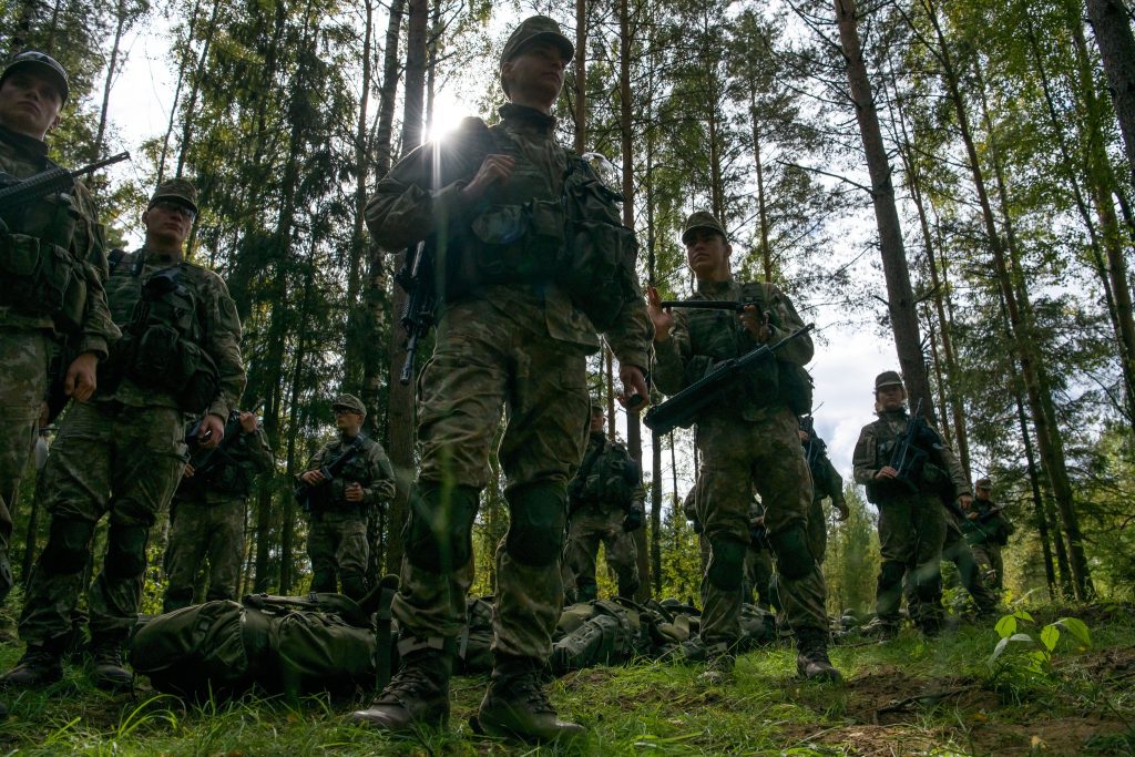 Jonušo Radvilos mokomajame pulke vyks Lietuvos karo akademijos 1 kurso kariūnų bazinio kario kurso baigiamosios pratybos „Vilko takas