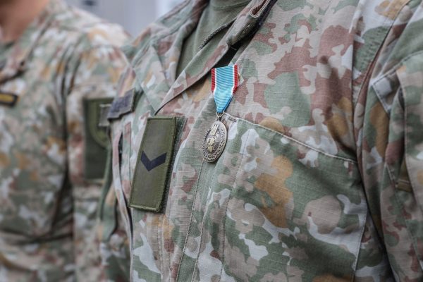  Minister A. Anušauskas presented medals for exemplary service and dedication to troops after mission in Iraq &nbsp;&nbsp;