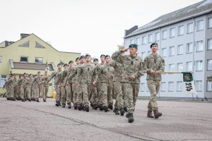  Minister A. Anušauskas presented medals for exemplary service and dedication to troops after mission in Iraq &nbsp;&nbsp;
