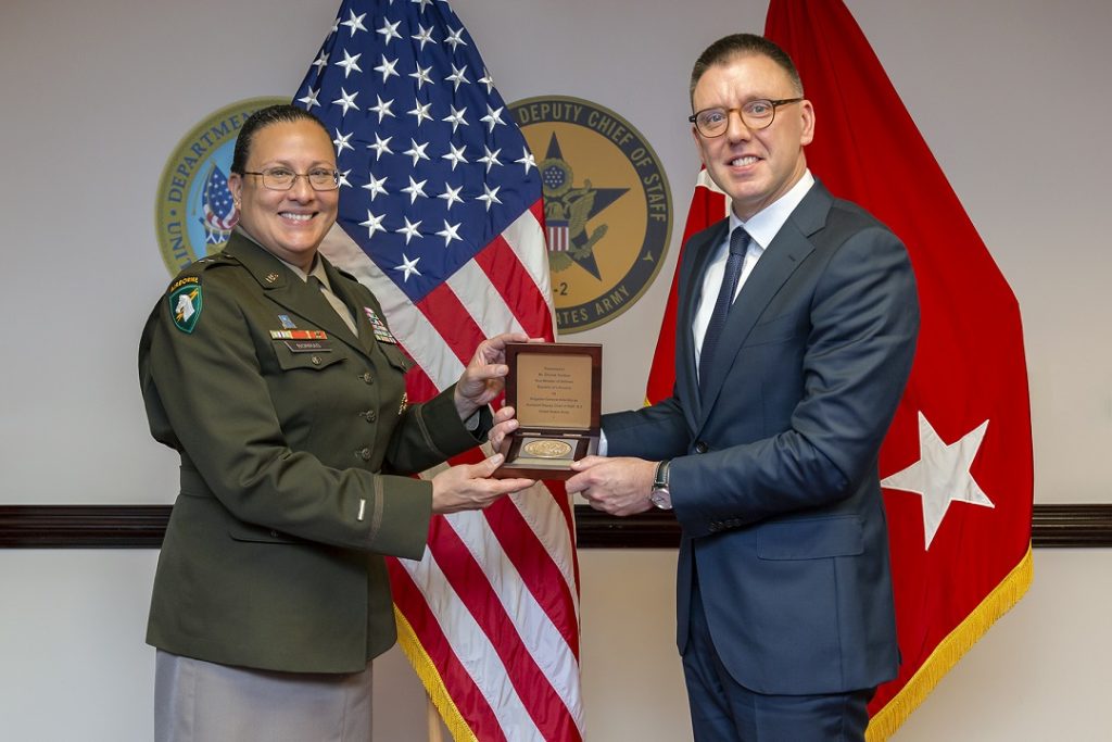Security aspects addressed during official visit to the U.S.