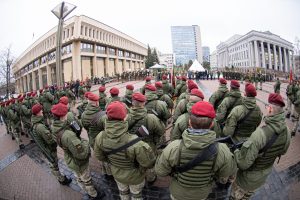  Vilniuje paminėtos Krašto apsaugos savanorių pajėgų įkūrimo metinės