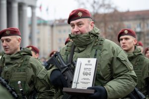  Vilniuje paminėtos Krašto apsaugos savanorių pajėgų įkūrimo metinės