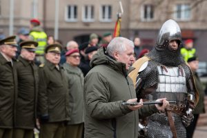  Vilniuje paminėtos Krašto apsaugos savanorių pajėgų įkūrimo metinės