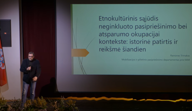Lietuvos neginkluoto pasipriešinimo bei atsparumo okupacijai istorinė patirtis ir reikšmė šiandien