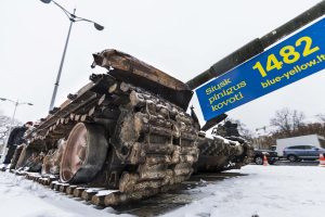  Ministras A. Anušauskas: visi rusų tankai turi tapti Ukrainos trofėjais