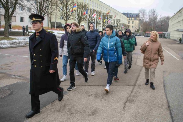  Lietuvos karo akademijoje – pilietiškumo pamoka gimnazistams