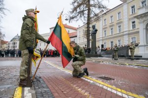  Prisiekė dešimtoji kariūnų aspirantų laida
