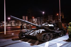  Ministras A. Anušauskas: visi rusų tankai turi tapti Ukrainos trofėjais