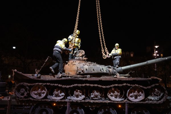  Ministras A. Anušauskas: visi rusų tankai turi tapti Ukrainos trofėjais