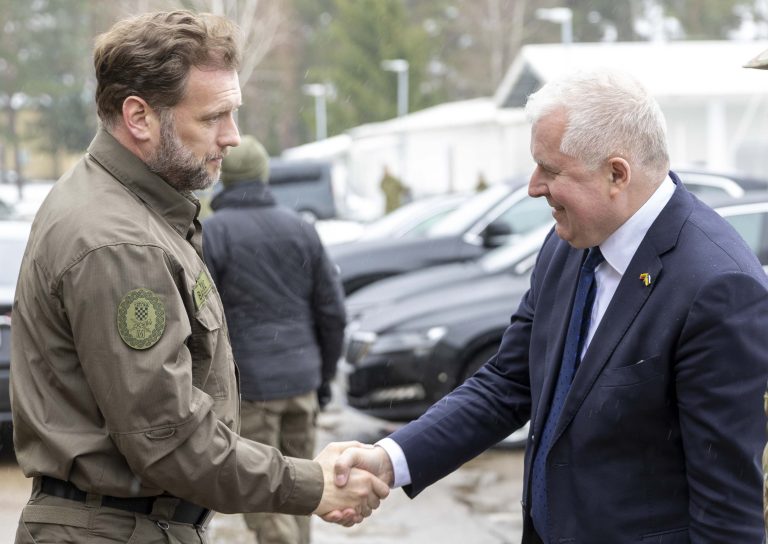 Ministras A. Anušauskas padėkojo Kroatijai už indėlį į Lietuvos saugumą