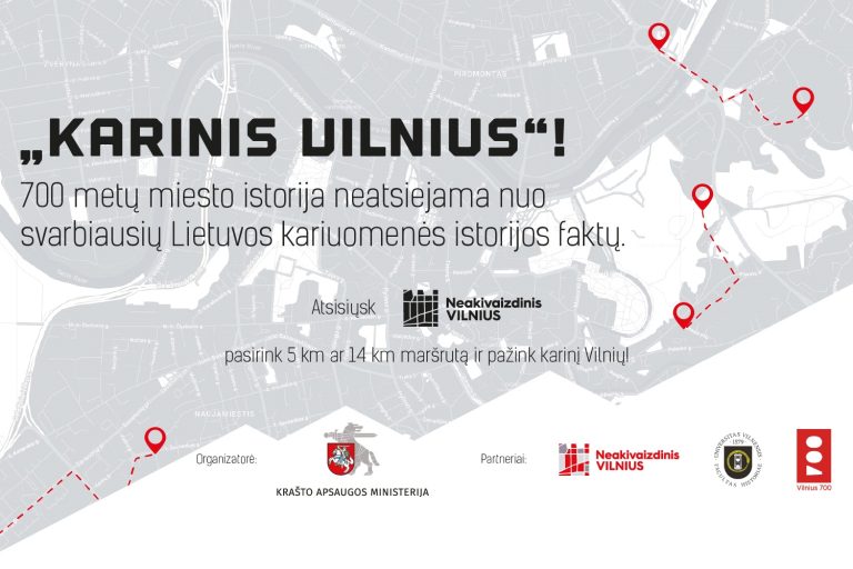 Maršrutai „Karinis Vilnius” – dovana Vilniui ir sveikinimas Kovo 11-osios proga