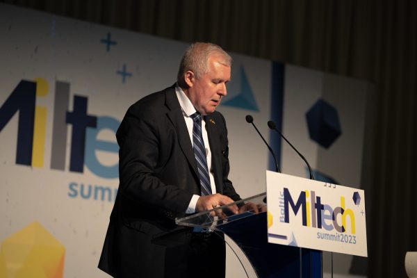  Tarptautiniame renginyje „Baltic Miltech Summit 2023“ pabrėžta gynybos technologijų vystymo Lietuvoje svarba