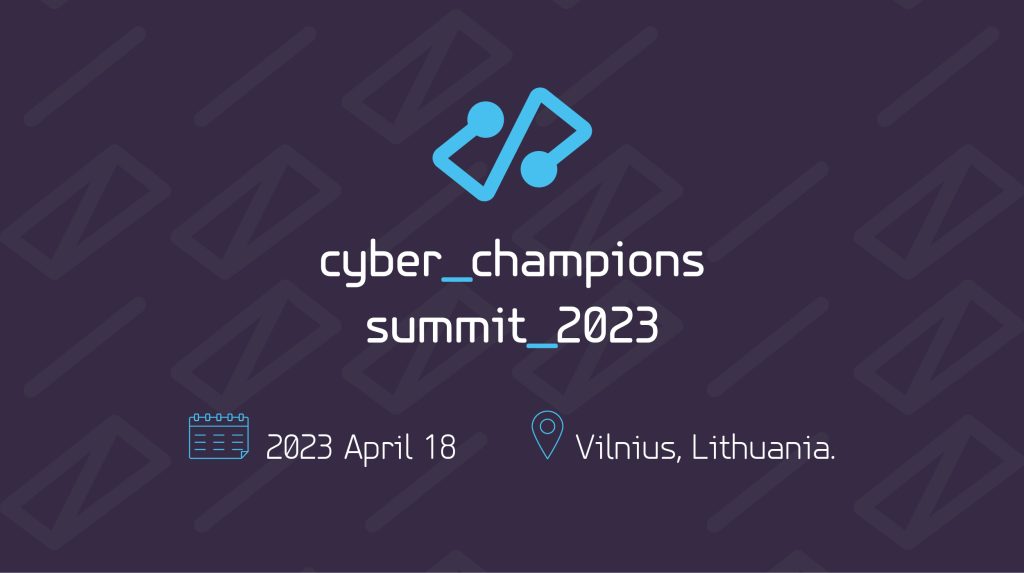 KAM ir NKSC organizuojamas susitikimas „Cyber Champions Summit“