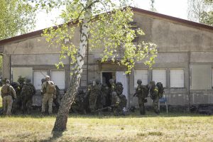  Krašto apsaugos ministras ir kariuomenės vadas Vokietijoje lanko Lietuvos instruktorius, ruošiančius Ukrainos karius