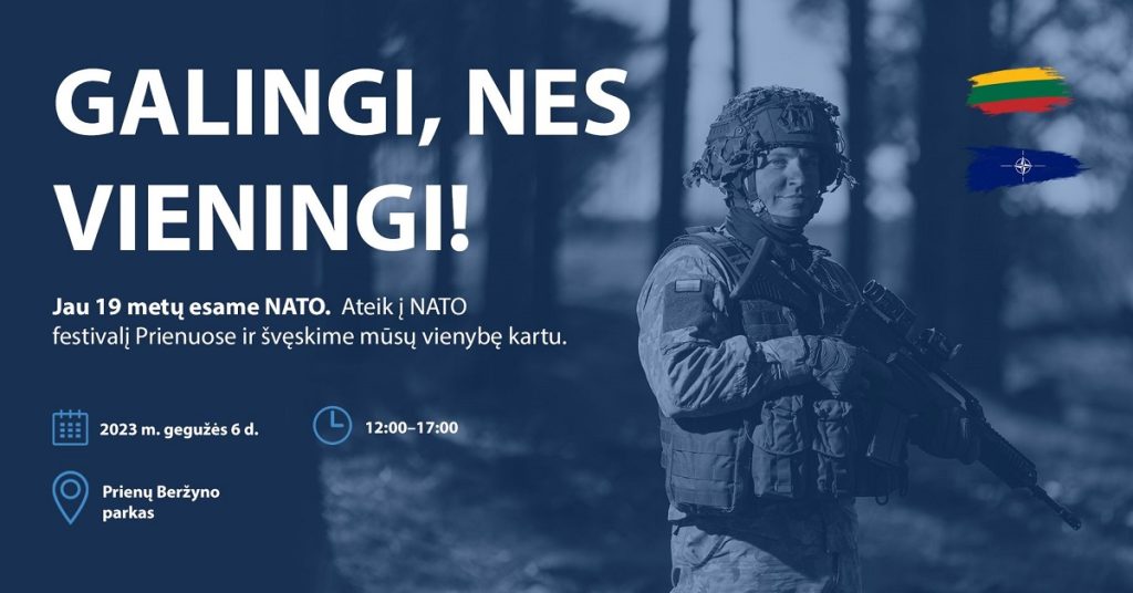 NATO festivalis atvyksta į Prienus! Renginio dalyvių laukia įvairios pramogos