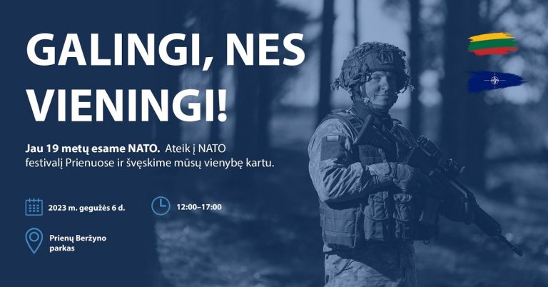 NATO festivalis atvyksta į Prienus! Renginio dalyvių laukia įvairios pramogos