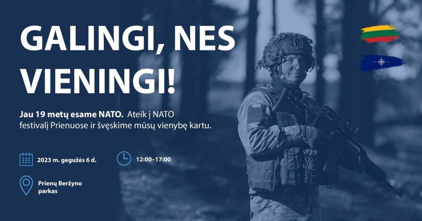 NATO festivalis atvyksta į Prienus! Renginio dalyvių laukia įvairios pramogos