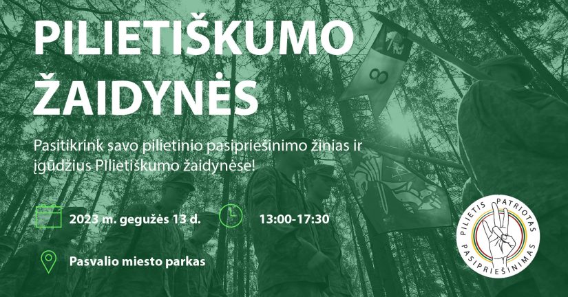 Pilietiškumo žaidynės Pasvalyje