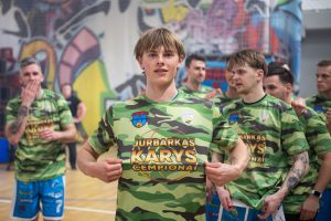  Iš sporto salės – į poligoną: RKL čempionai krepšinį derina su tarnyba Lietuvos kariuomenėje