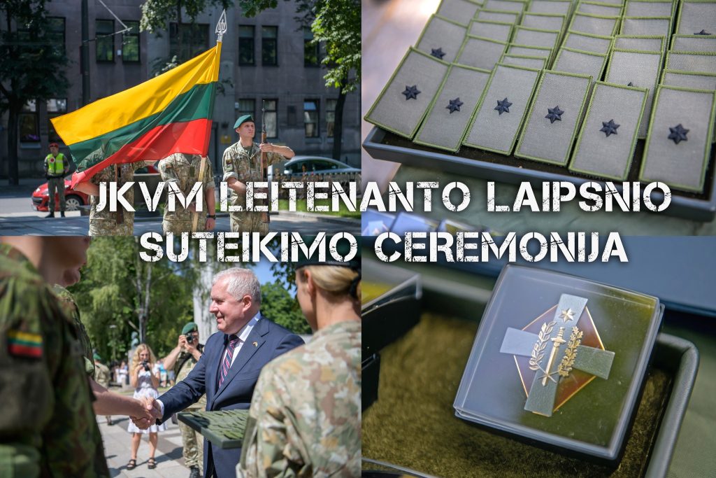 JKVM leitenanto laipsnio suteikimo ceremonija