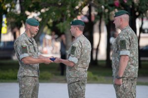  Deployment ceremony held for King Mindaugas Hussar Battalion troops before multinational mission 