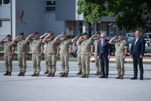  Į misija Irake išlydėti Karaliaus Mindaugo husarų bataliono kariai