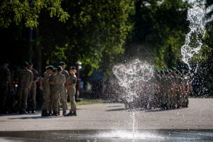  Deployment ceremony held for King Mindaugas Hussar Battalion troops before multinational mission 