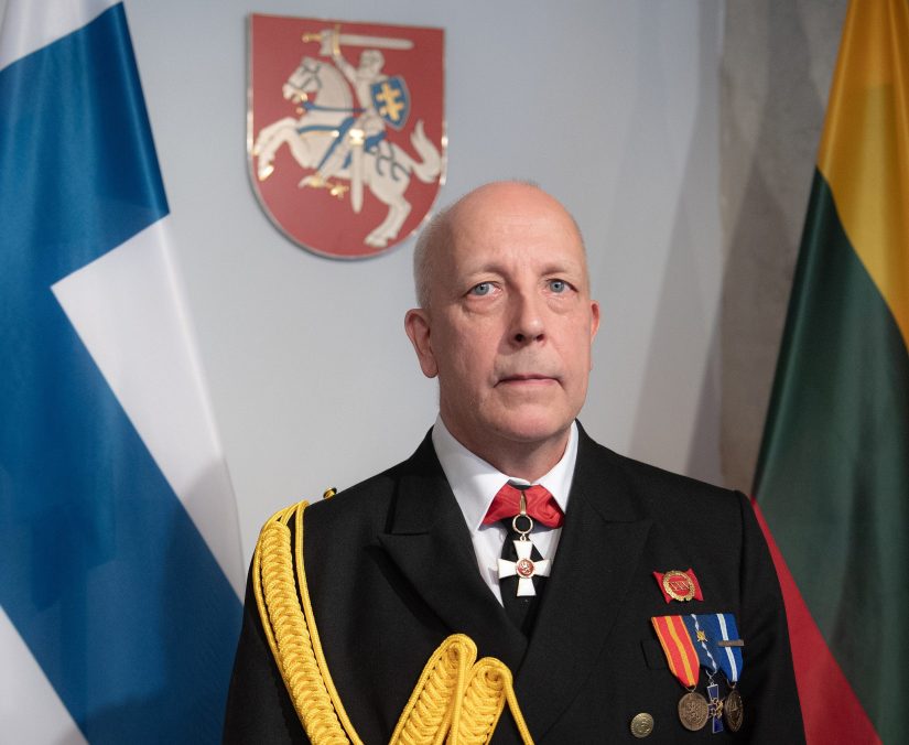 Akredituotas naujas Suomijos gynybos atašė Lietuvai