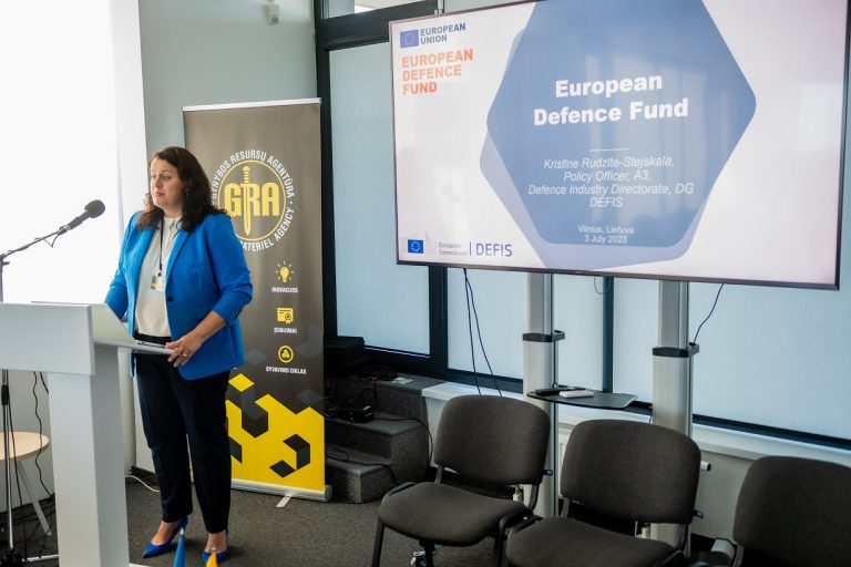  European Defence Fund programs and initiatives presented to Lithuania’s defence industry companies and research institutions