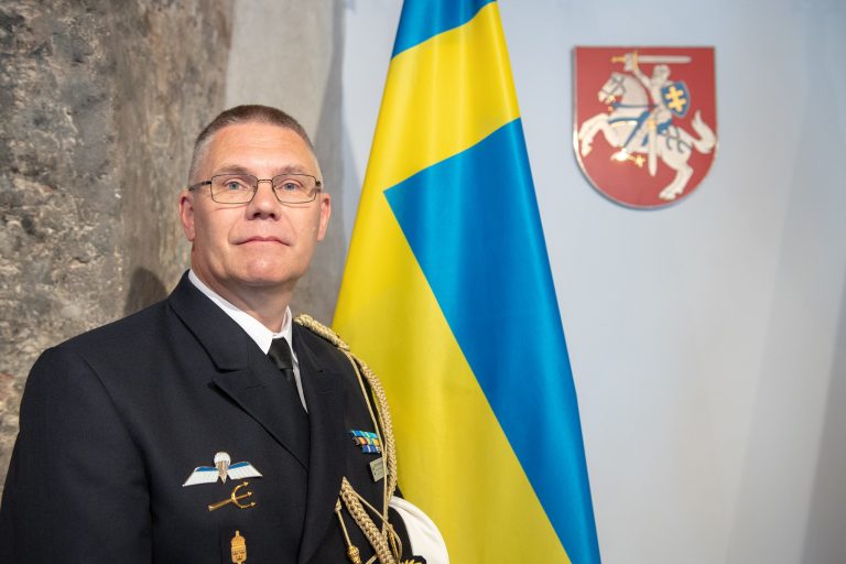 Akredituotas naujas Švedijos gynybos atašė Lietuvai
